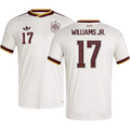 Spain NICO WILLIAMS JR. #17 Away World Cup 2026 Jersey White Men's