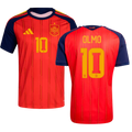 Spain OLMO #10 Home World Cup 2026 Jersey Red Men's