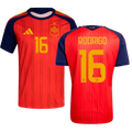 Spain RODRIGO #16 Home World Cup 2026 Jersey Red Men's