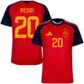 Spain PEDRI #20 Home World Cup 2026 Jersey Red Men's