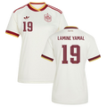 Spain LAMINE YAMAL #19 Away World Cup 2026 Jersey White Women's