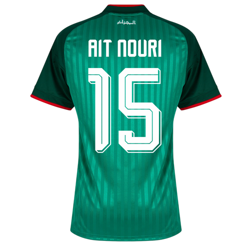 Algeria AIT NOURI #15 Away World Cup 2026 Jersey Green Men's