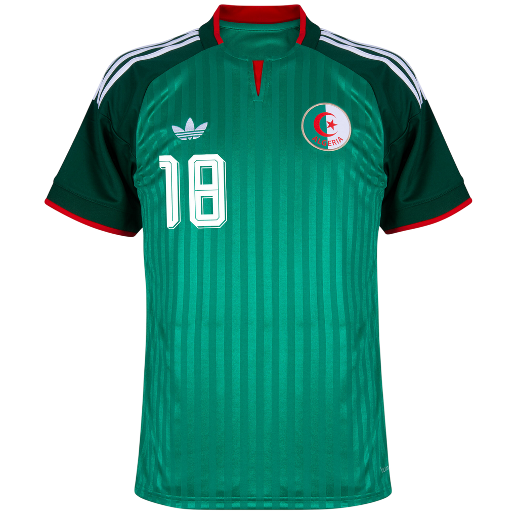 Algeria AMOURA #18 Away World Cup 2026 Jersey Green Men's