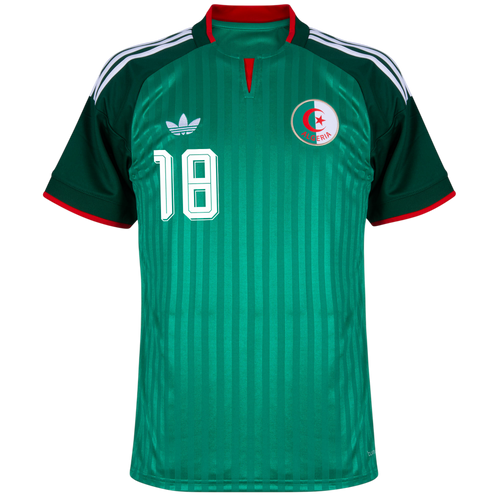 Algeria AMOURA #18 Away World Cup 2026 Jersey Green Men's