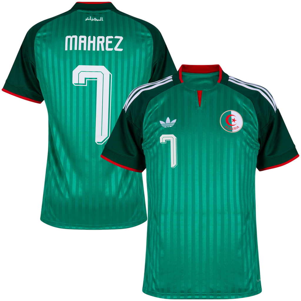 Algeria MAHREZ #7 Away World Cup 2026 Jersey Green Men's