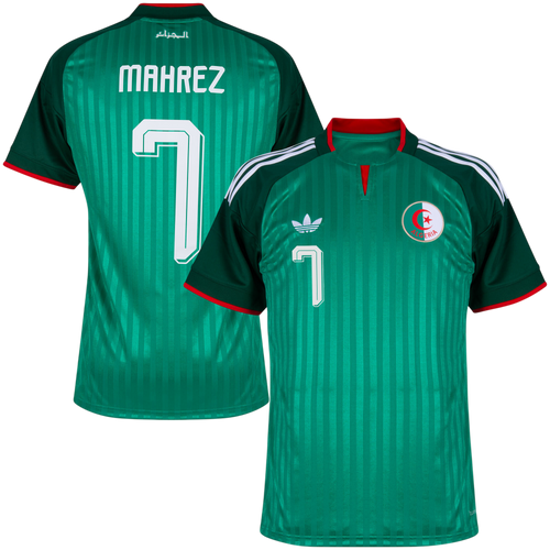 Algeria MAHREZ #7 Away World Cup 2026 Jersey Green Men's
