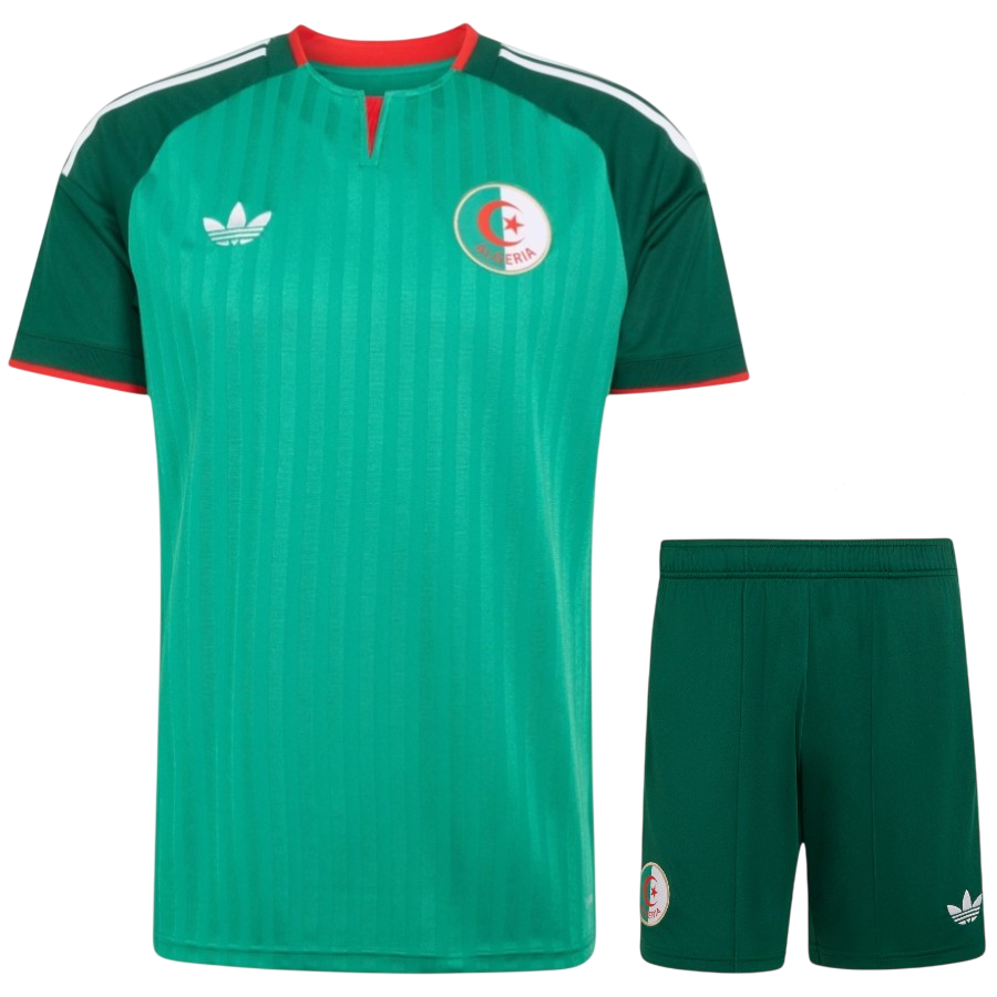 Algeria Away World Cup 2026 Kit Green Kids