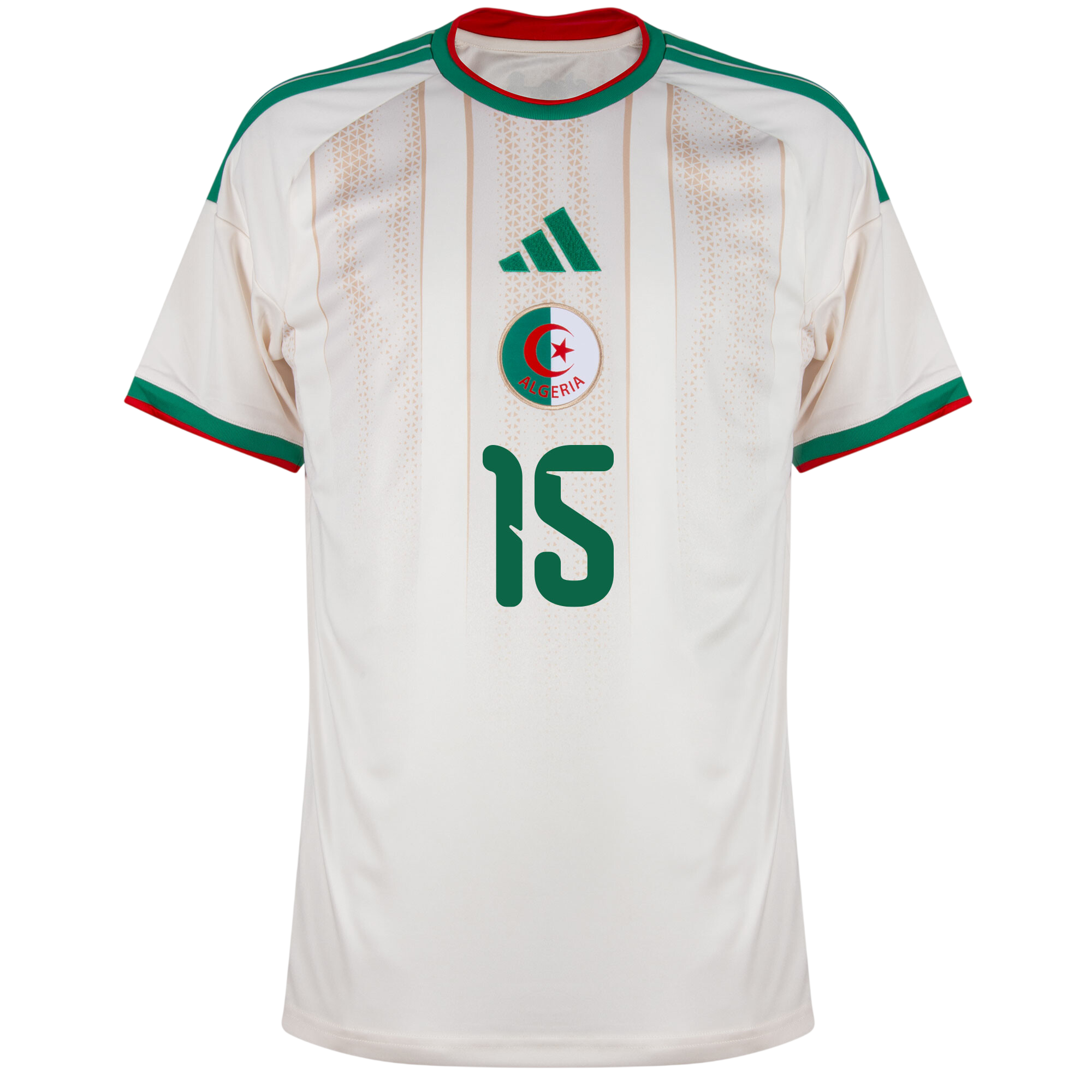 Algeria AIT NOURI #15 Home World Cup 2026 Jersey White Men's