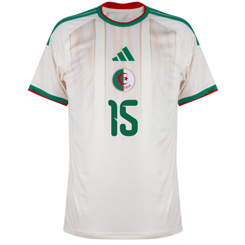 Algeria AIT NOURI #15 Home World Cup 2026 Jersey White Men's