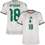 Algeria AMOURA #18 Home World Cup 2026 Jersey White Men's