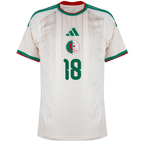 Algeria AMOURA #18 Home World Cup 2026 Jersey White Men's