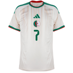 Algeria MAHREZ #7 Home World Cup 2026 Jersey White Men's