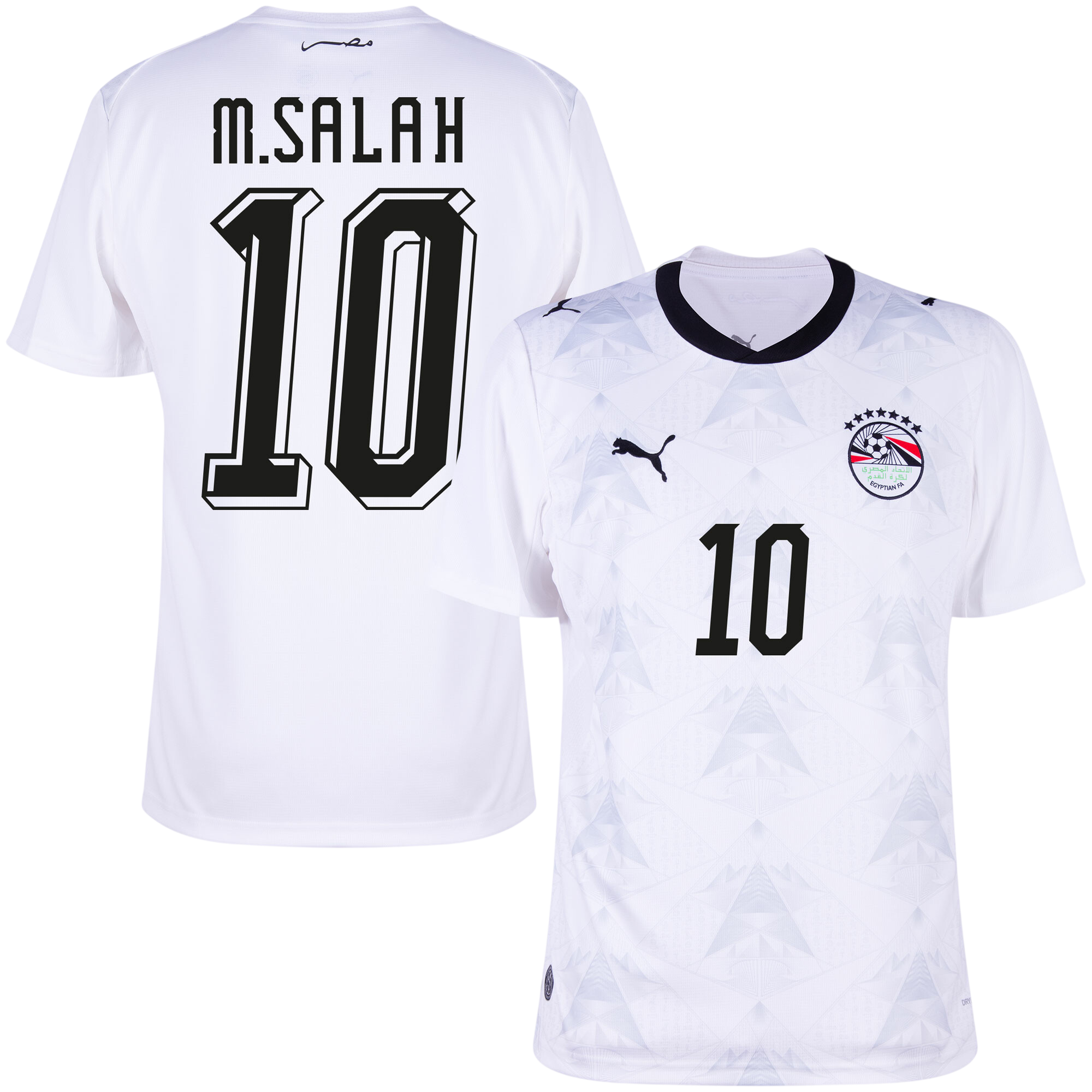 Egypt M.SALAH #10 Away World Cup 2026 Jersey White Men's