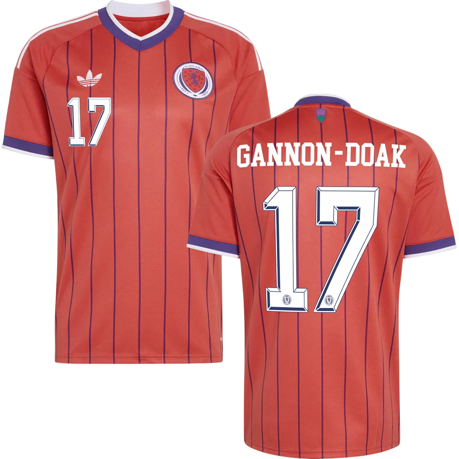 Scotland GANNON-DOAK #17 Away World Cup 2026 Jersey Orange Men's