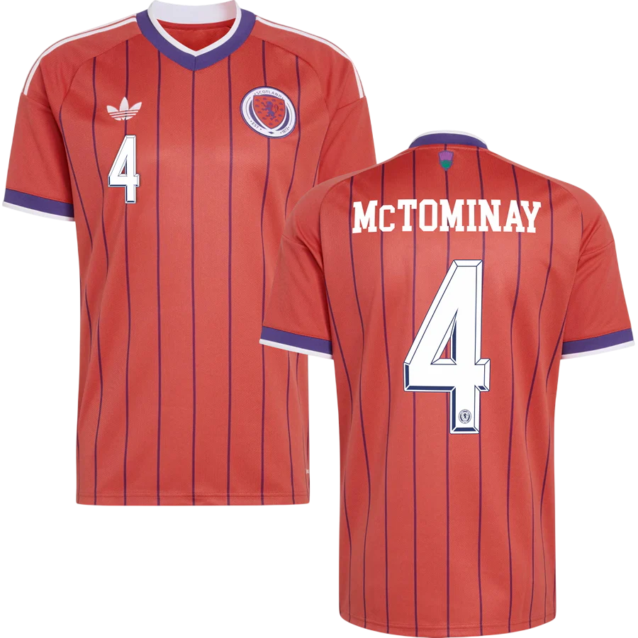 Scotland McTOMINAY #4 Away World Cup 2026 Jersey Orange Men's