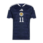 Scotland CHRISTIE #11 Home World Cup 2026 Jersey Navy Blue Men's