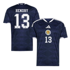 Scotland HENDRY #13 Home World Cup 2026 Jersey Navy Blue Men's