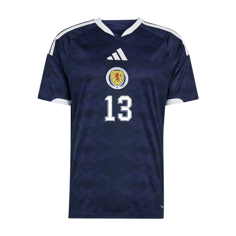 Scotland HENDRY #13 Home World Cup 2026 Jersey Navy Blue Men's