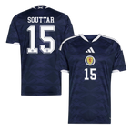 Scotland SOUTTAR #15 Home World Cup 2026 Jersey Navy Blue Men's