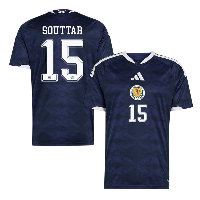 Scotland SOUTTAR #15 Home World Cup 2026 Jersey Navy Blue Men's