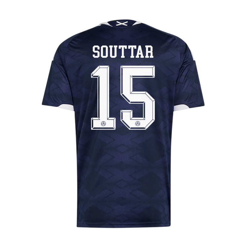 Scotland SOUTTAR #15 Home World Cup 2026 Jersey Navy Blue Men's