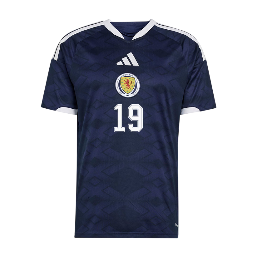 Scotland FERGUSON #19 Home World Cup 2026 Jersey Navy Blue Men's
