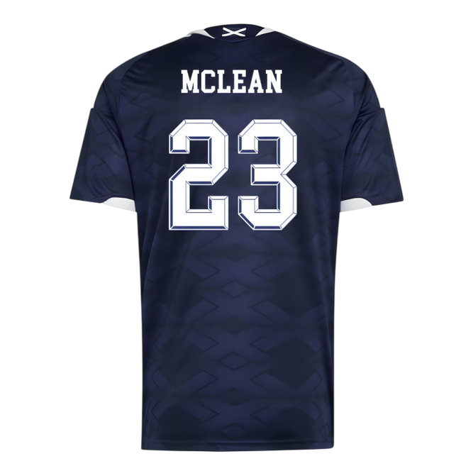 Scotland MCLEAN #23 Home World Cup 2026 Jersey Navy Blue Men's