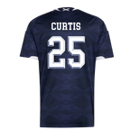Scotland CURTIS #25 Home World Cup 2026 Jersey Navy Blue Men's