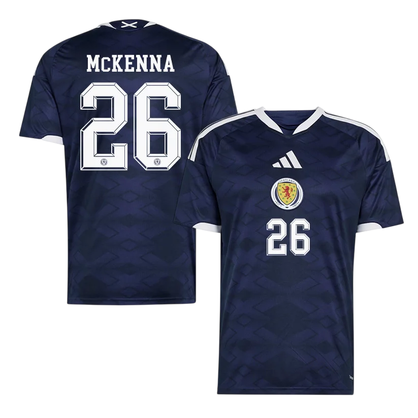 Scotland McKENNA #26 Home World Cup 2026 Jersey Navy Blue Men's