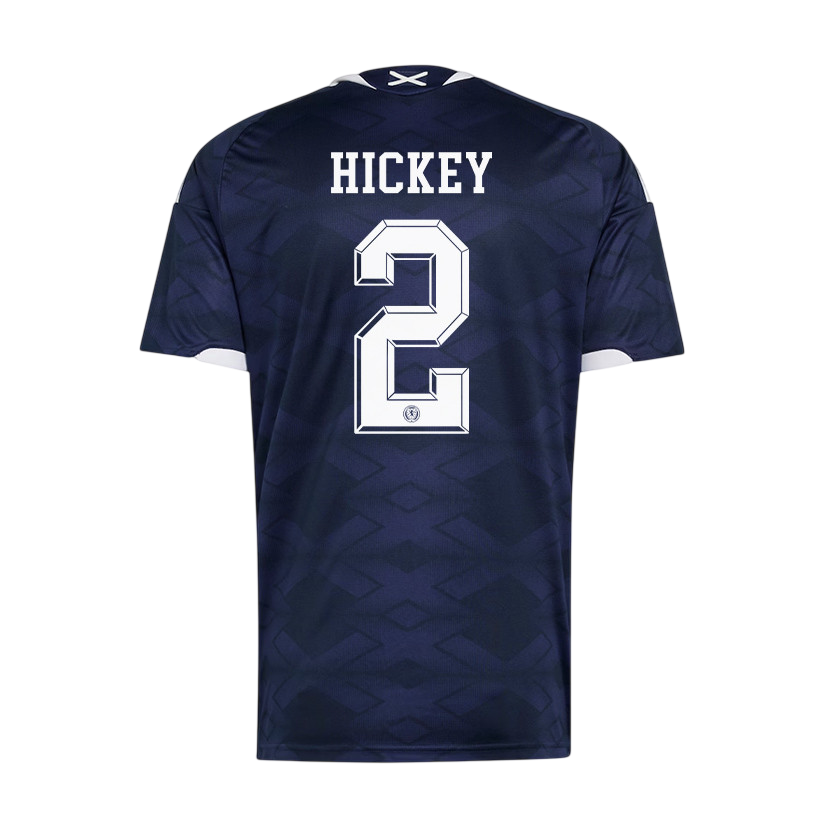 Scotland HICKEY #2 Home World Cup 2026 Jersey Navy Blue Men's