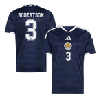 Scotland ROBERTSON #3 Home World Cup 2026 Jersey Navy Blue Men's