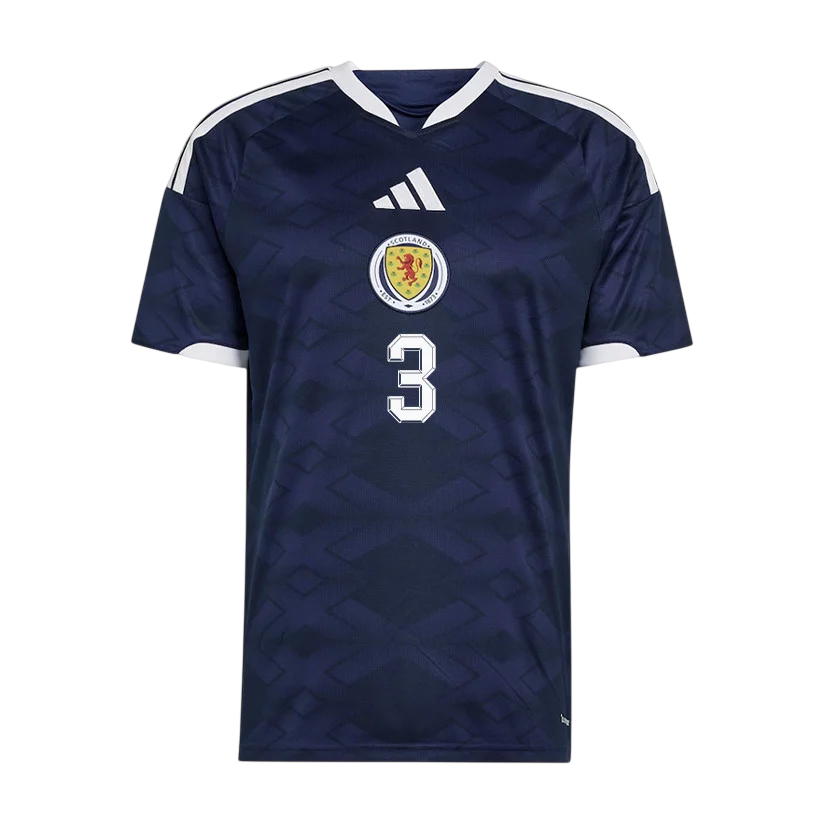 Scotland ROBERTSON #3 Home World Cup 2026 Jersey Navy Blue Men's