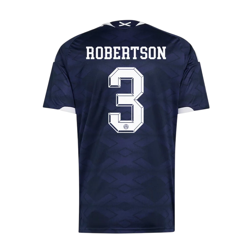 Scotland ROBERTSON #3 Home World Cup 2026 Jersey Navy Blue Men's