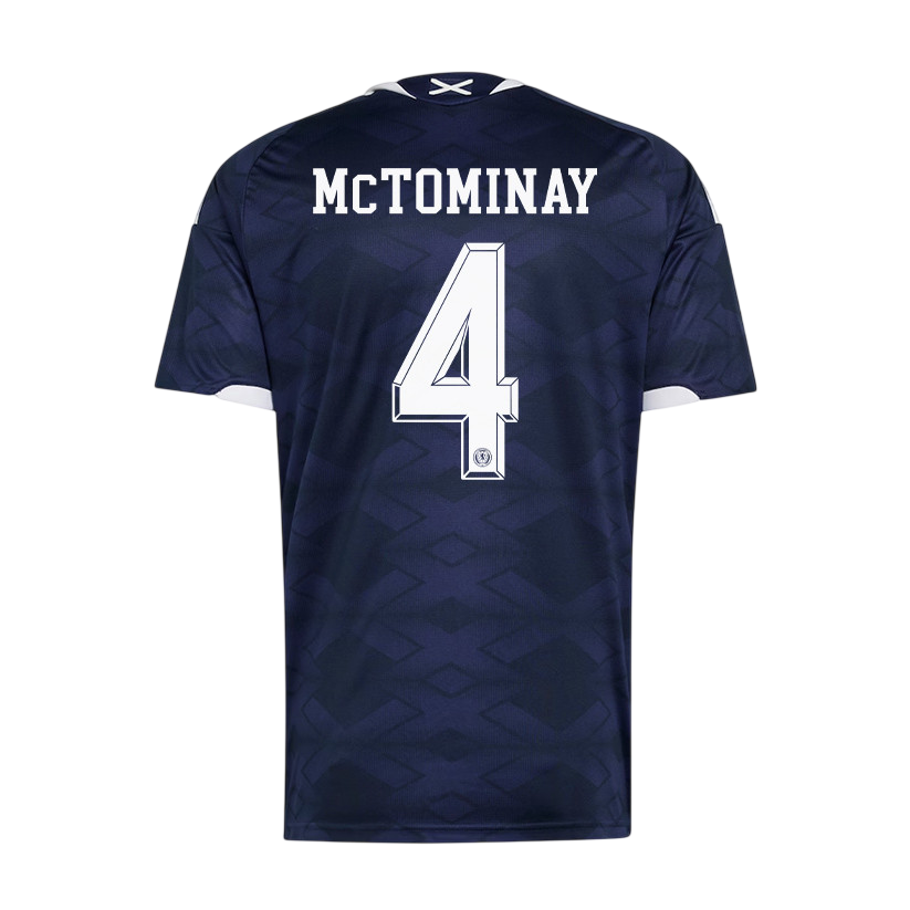 Scotland McTOMINAY #4 Home World Cup 2026 Jersey Navy Blue Men's