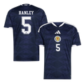 Scotland HANLEY #5 Home World Cup 2026 Jersey Navy Blue Men's