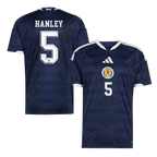 Scotland HANLEY #5 Home World Cup 2026 Jersey Navy Blue Men's