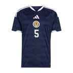 Scotland HANLEY #5 Home World Cup 2026 Jersey Navy Blue Men's