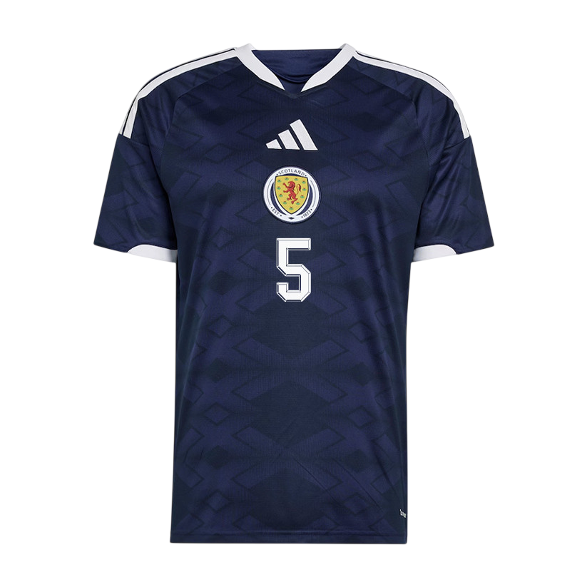 Scotland HANLEY #5 Home World Cup 2026 Jersey Navy Blue Men's