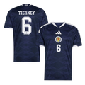 Scotland TIERNEY #6 Home World Cup 2026 Jersey Navy Blue Men's