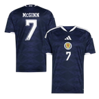 Scotland McGINN #7 Home World Cup 2026 Jersey Navy Blue Men's