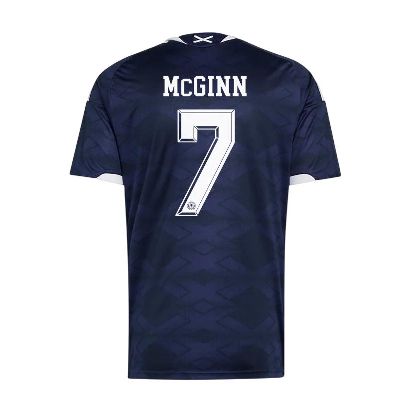 Scotland McGINN #7 Home World Cup 2026 Jersey Navy Blue Men's