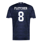 Scotland FLETCHER #8 Home World Cup 2026 Jersey Navy Blue Men's