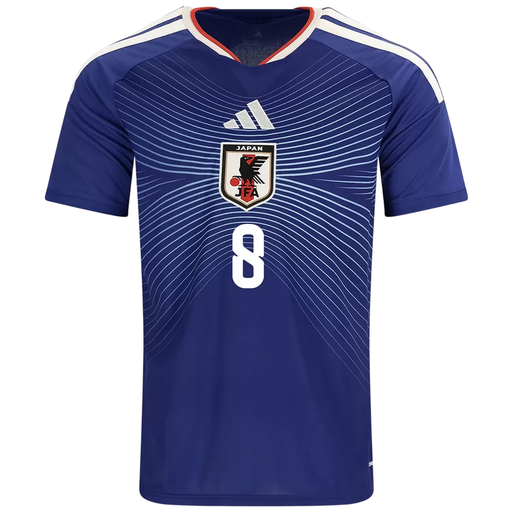 Japan KUBO #8 Home World Cup 2026 Jersey Dark Blue Men's