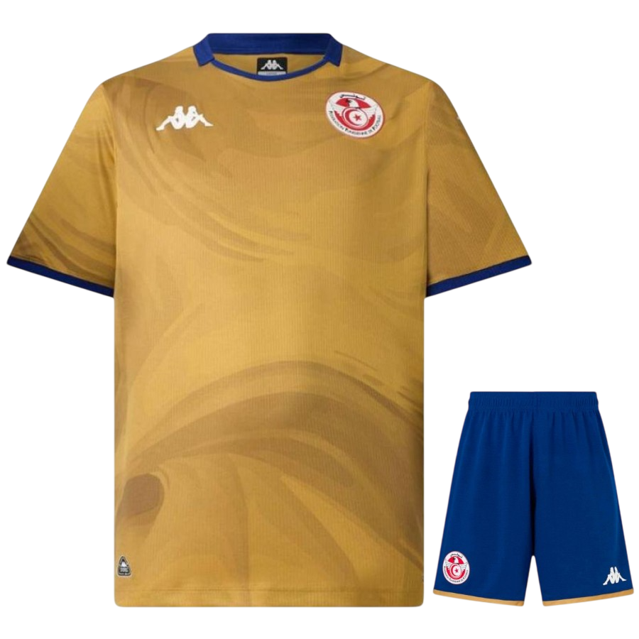 Tunisia Third World Cup 2026 Kit Brown Kids