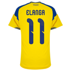 Sweden ELANGA #11 Home World Cup 2026 Jersey Player's Version Yellow Men's