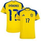Sweden GYÖKERES #17 Home World Cup 2026 Jersey Player's Version Yellow Men's