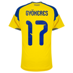 Sweden GYÖKERES #17 Home World Cup 2026 Jersey Player's Version Yellow Men's