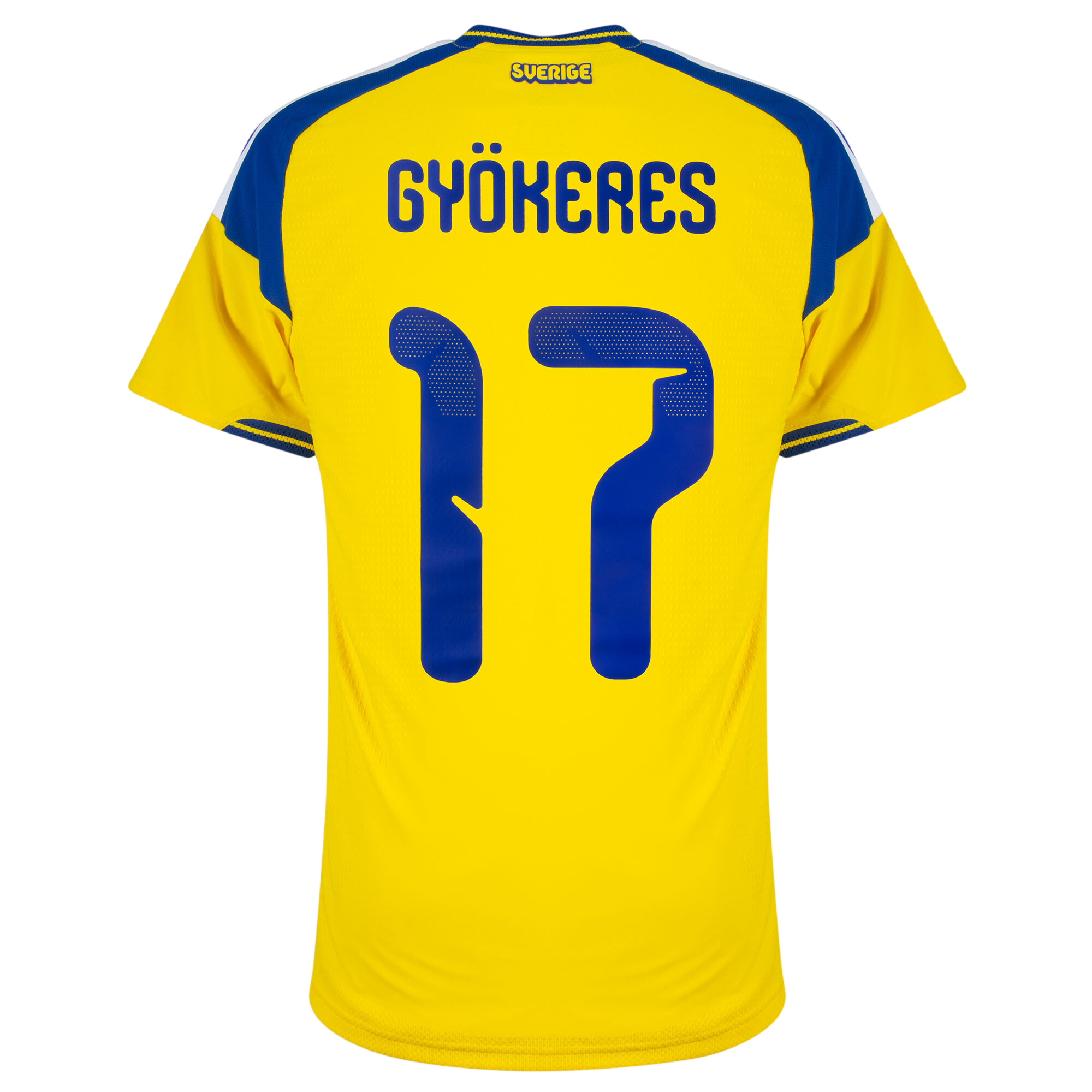 Sweden GYÖKERES #17 Home World Cup 2026 Jersey Player's Version Yellow Men's