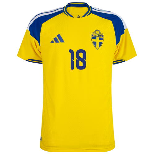 Sweden AYARI #18 Home World Cup 2026 Jersey Player's Version Yellow Men's