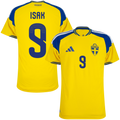 Sweden ISAK #9 Home World Cup 2026 Jersey Player's Version Yellow Men's